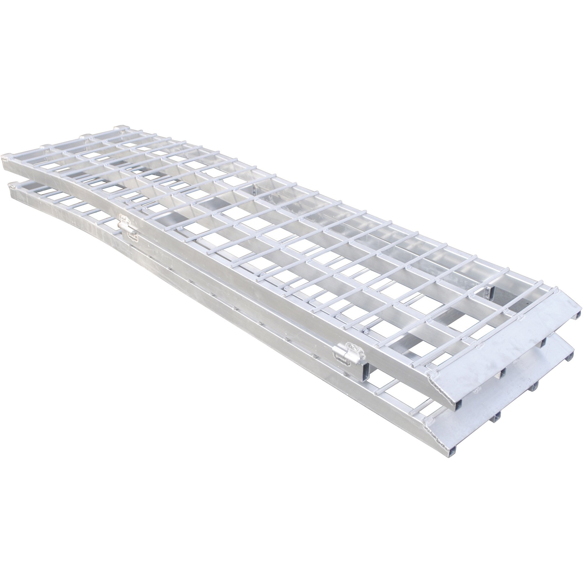 Ultra-Tow Tri-Fold Arched Aluminum Loading Ramp — 3000-Lb. Capacity, 85in.L x 55in.W